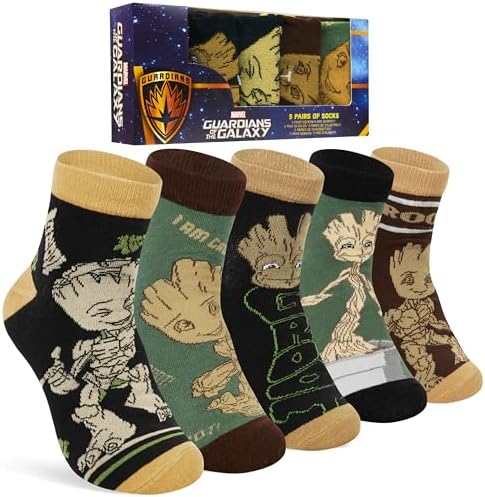 Marvel Calcetines Tobilleros Hombre Talla 40–45, Pack De 5 Transp...