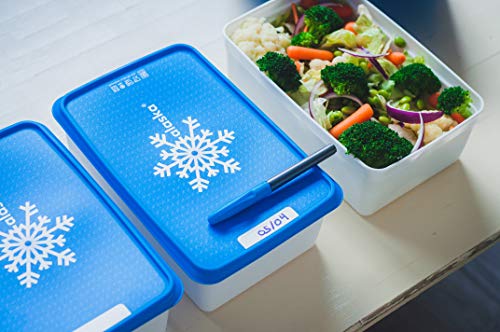 Amuse- Stackable And Unbreakable Alaska Commercial Grade Food Container Set With Lid- Made In Europe (Set Of 3-67 Oz. Each) #TOP6