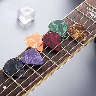 12 Pcs Médiators en Celluloïd,Médiators pour guitare acoustique,4 épaisseurs différentes – 0,46/0,71/0,96/1,2 mm… - Les Beatles, Paul McCartney, John Lennon, RIngo Starr, George Harrison 12 Pcs Médiators en Celluloïd,Médiators pour guitare acoustique,4 épaisseurs différentes - 0,46/0,71/0,96/1,2 mm… – Image 5