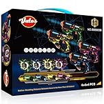VATOS Rechargeable Laser Tag 360°Sensors Set of 4 Players, 2.4GHz Infrared Real-time Data Display Laser Tag for Kids, Fun Family Group Activity Game Toy Guns for Kids Teenage Gifts Age 6+