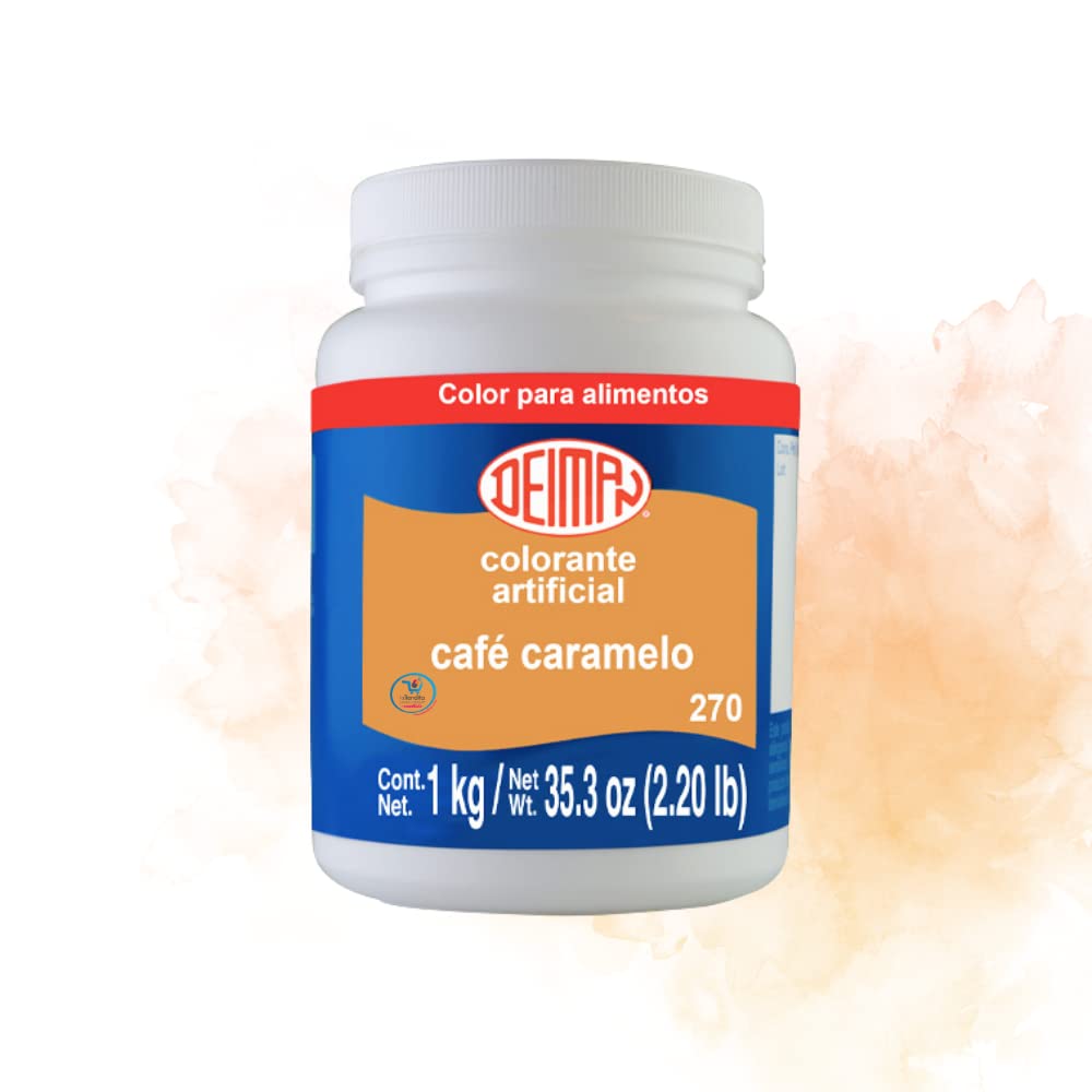 Food Coloring Caramel Brown/Cafe Caramelo 270. 2.2 lb (1kg) Powder/Polvo