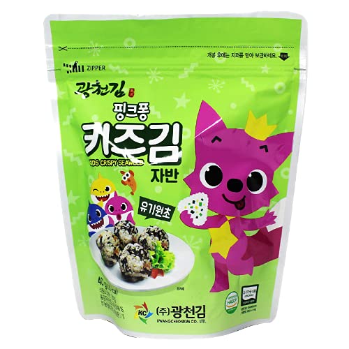 Organic Kids Crispy Seaweed Jaban Flakes 40g- [kwangcheonkim- 40g]