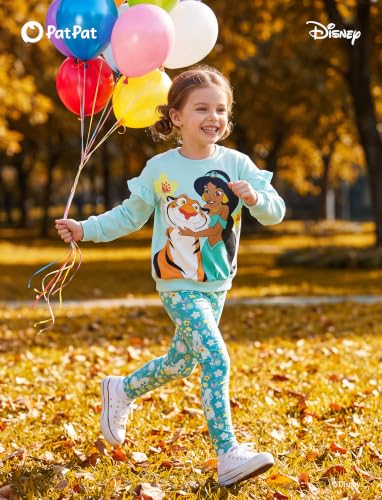 Image of Disney Girls Clothes Long Sleeve Sweatshirt Leggings Outfit 2 Piece Set