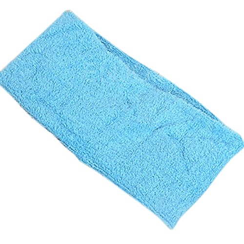 Your supermart Hot Soft Elastic Toweling Hair Band Headband Sports Band Blue