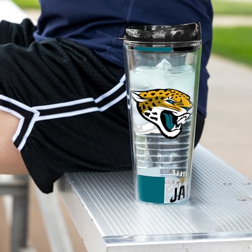 Image of Rico Industries NFL Football Double Wall Classic 16oz Or 20oz Tritan Tumbler W Lid