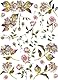 Dried Flowers Reispapier, 11,5 x 16 Zoll - für Decoupage Furniture Crafts