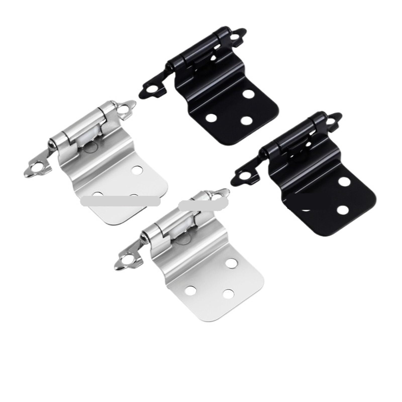 4pcs Decorative Metal Cabinet Hinges Door Spring Hinge(A-4PCS)