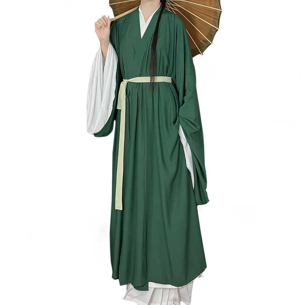 Costume da donna tradizionale cinese antica dinastia Han Hanfu con cintura per feste di Halloween abito lungo