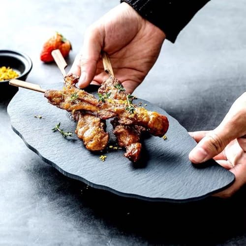 Assiette en pierre en forme de feuille pour une table moderne et épurée - 5