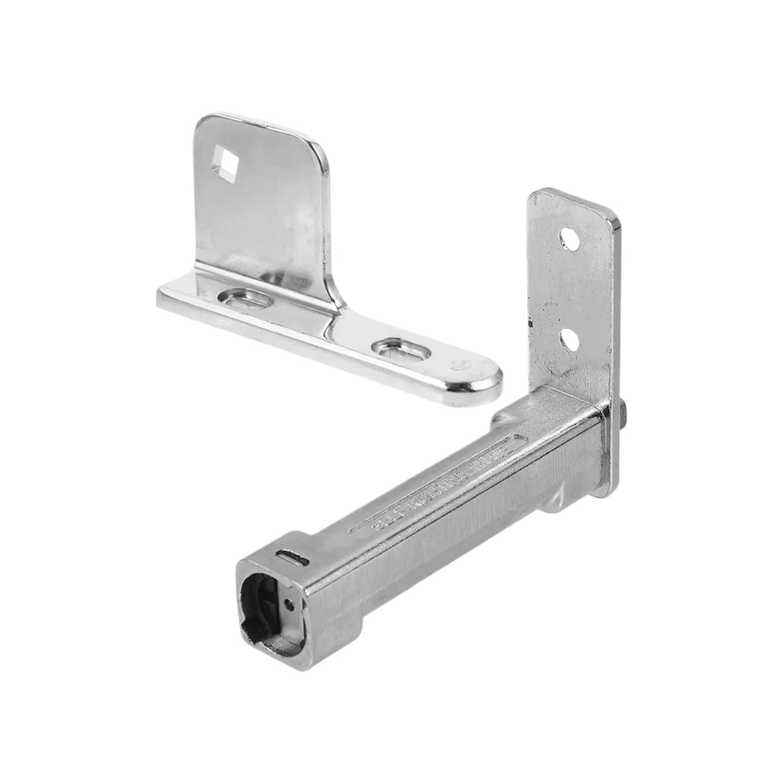 Genterun One Color Metal Refrigerator Door Hinge, Compatible For Universal, 1Set Sturdy Replacement Hinge Parts For Freezer Fridge