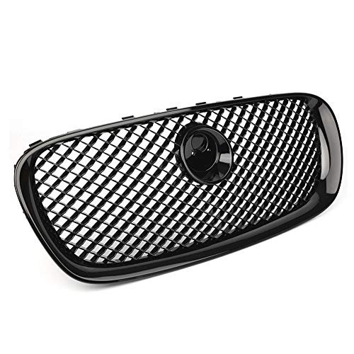Grille de maille supérieure radiateur pour Jaguar X250 2008-2011 calandre pare-chocs voiture XFRS