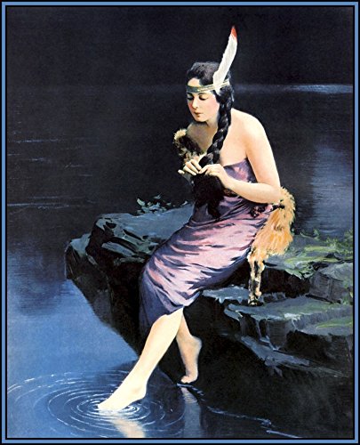 Amazon.com: James Arthur Minnehaha Circa 1919 Indian Maiden with