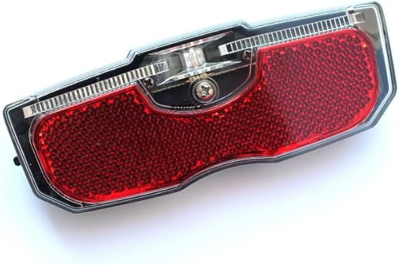 BIGTHREE Bike Tail Reflector Mounted on Rear Luggage Rack
