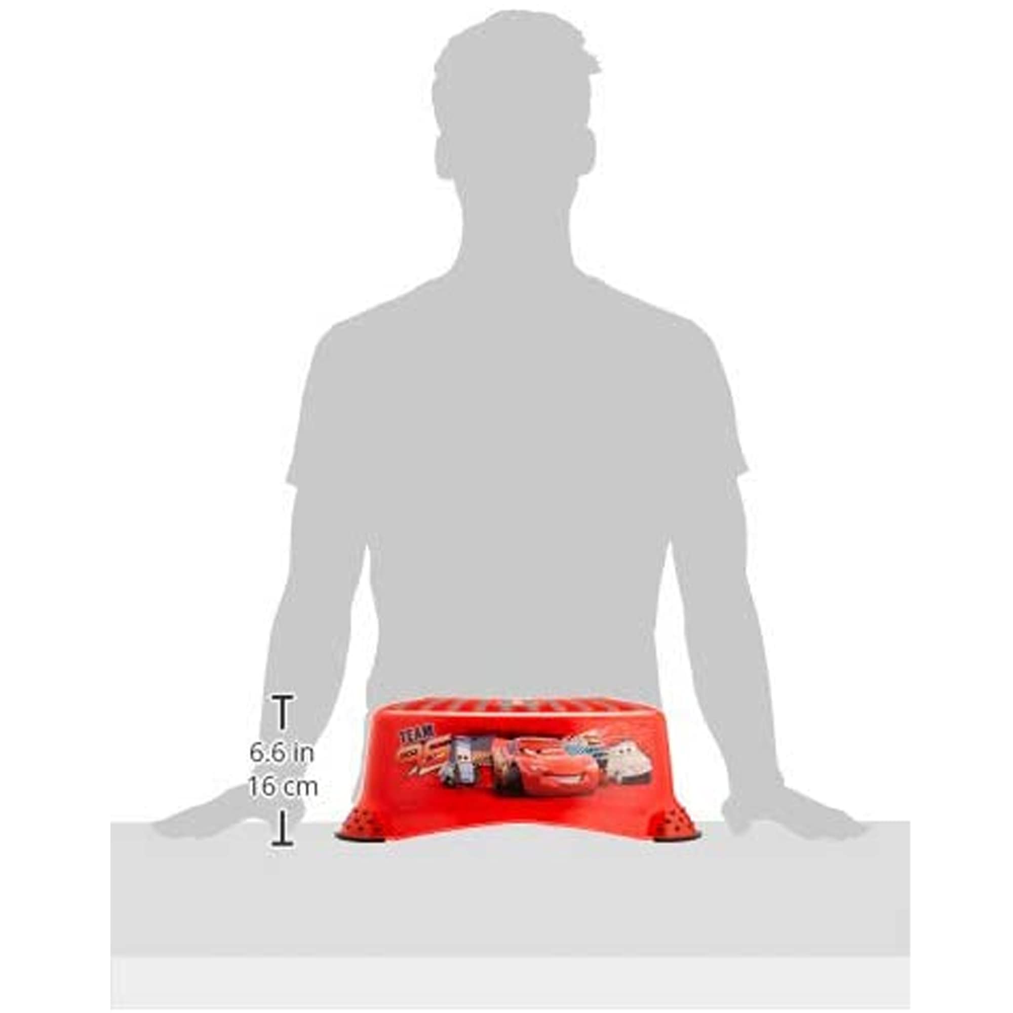 Keeper Tomek Cars Taburete Antideslizante Rojo 506 g