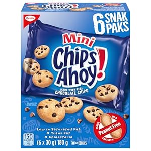 Chips Ahoy! Snak Paks Mini 180g/6.3oz. (4pk) (Imported from Canada)