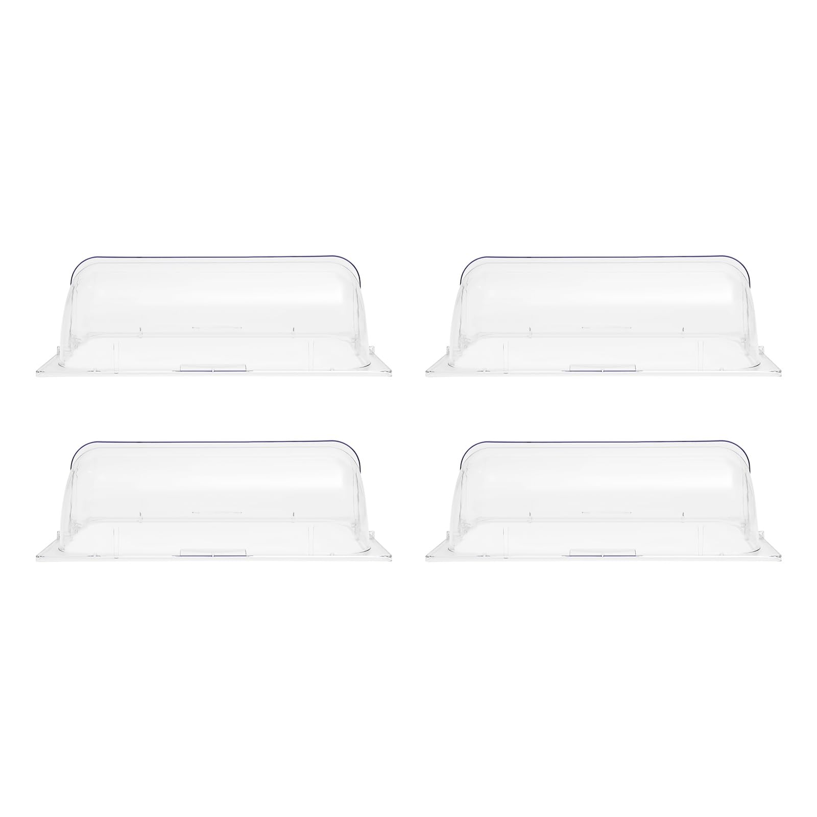 4 cubiertas enrollables, tapa para depósito de 1/1 GN
