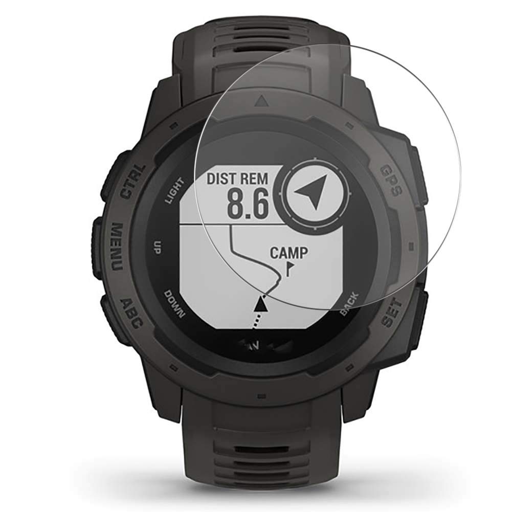 GARMIN ガーミン instinct【9Hガラスフィルム】 Amazon | 2枚 Vacfun ガーミン Garmin Instinct ガラスフィルム