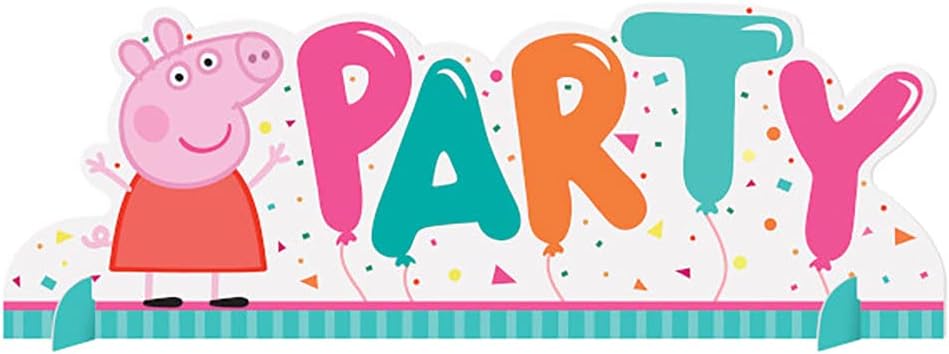 Peppa Pig Table Centerpiece | Multicolor | Paper | Decoration | 1 Pc.