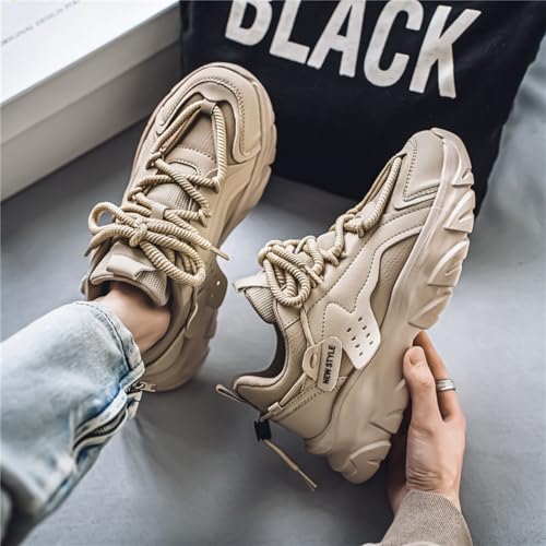 Men's Fashion Retro Chunky Sneakers Stylish Y2K Dad Shoes Casual Comfortable Non Slip Versatile Athletic Shoes3