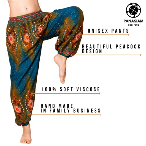 Pantalon de détente unisexe en viscose fine PANASIAM style bohème