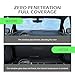 Heavy Duty Snow Car Cover, Widened & Thickened Vehicle Hood Windows Protector with Cotton Liner, All Weather Scratch-resistant Insulation Car Body Protector,Universal for Most Cars, SUVs, Trucks