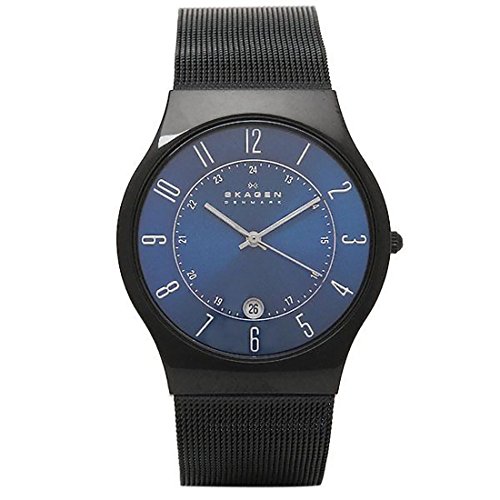[�X�J�[�Q��] �r���v SKAGEN T233XLTMN �u���b�N �l�C�r�[ [���s�A���i]