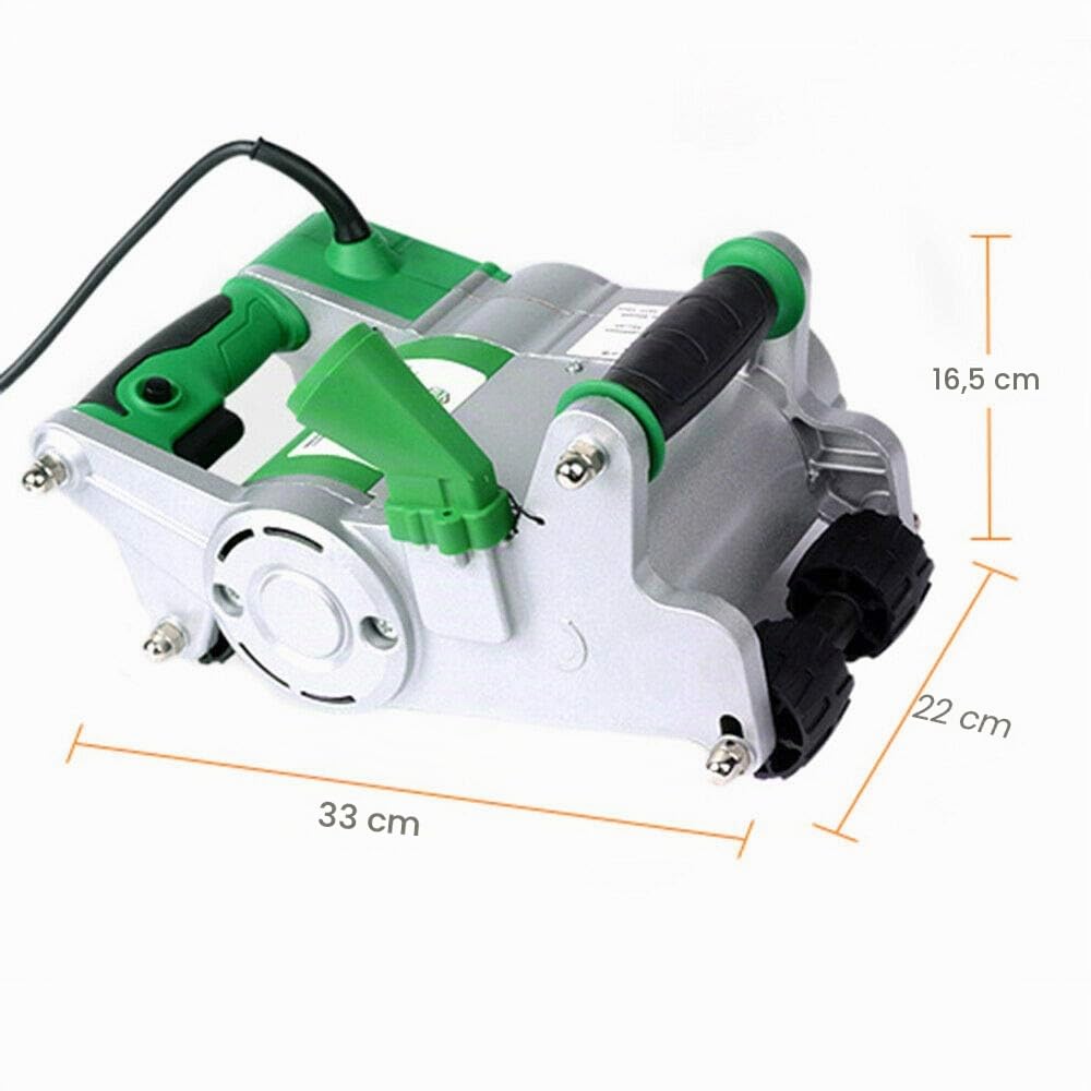 Máquina cortadora de chasers eléctrica de pared 1100W cuchilla 220V autocebado Desempolvado para ladrillo Granito Mármol Cortador de concreto