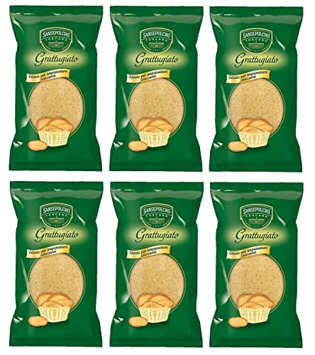 Sansepocro Pane Grattuggiato - Juego de 6 pan rallado ideal para empanar crujientes 750 g