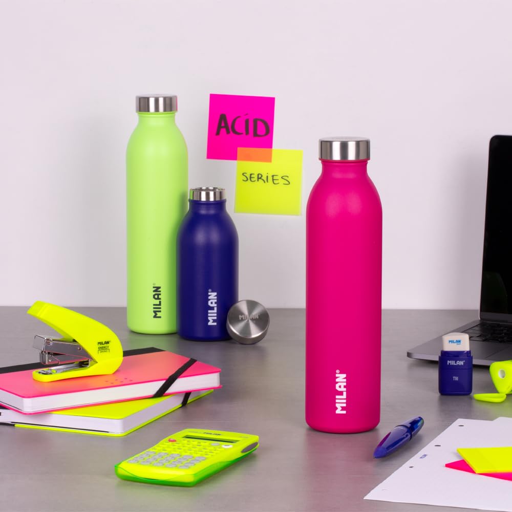 MILAN® Bouteille Isotherme Inox 0.35L Serie Lava, Rose