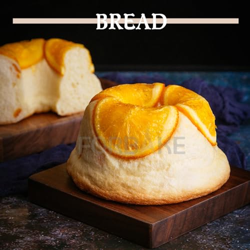 Marimer FB30523-6 For Bake Non-Stick 4 Inch Angel Food Pan Set - 6-Pack Aluminum Chiffon Cake Tube Pans thumb #4