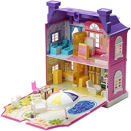 Amazon Alnair おままごと 2階建て 煙突のある お家 女の子 おもちゃ 知育玩具 ドールハウス ままごと ごっこ遊び おもちゃ