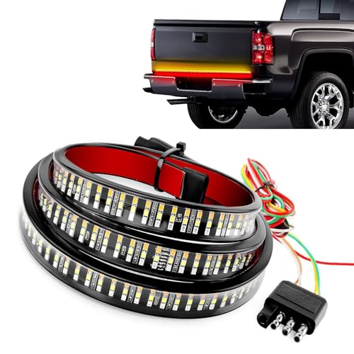 Titgoes Pack-1 Tailgate Light Bar, Triple Row 60