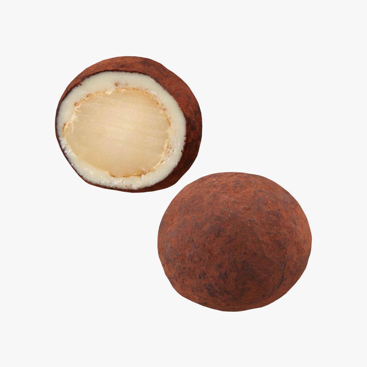 Macadamias al Cacao Artesanal – Caja 500g – Bombonería Pons – Chocolate Artesanal – Regalo Gourmet – Hecho en Barcelona
