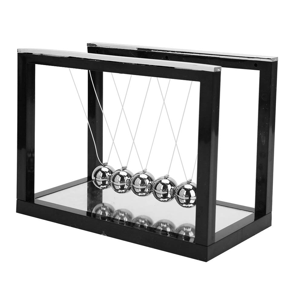 Newton Cradle Balance Balls, Classic Newton Pendulum Swing Ball Decoration Craft Children Toy Gift - Image 3