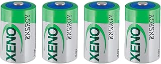 BALOLO (4-Pack) XLP-050F 3.6V 1200MAH Non-Rechargeable Lithium Battery Lithium Thionyl Chloride (Li-SOCL2) Battery Replacement for XLP-050F（XL-050F 1/2AA ER14250, ER14250/W B9604T