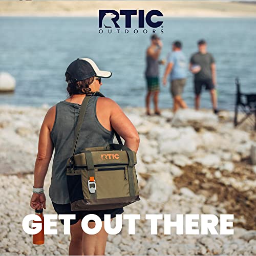 Rtic 28 Can Everyday Cooler, Soft Sided Portable Insulated Cooling For Lunch, Beach, Drink, Beverage, Travel, Camping, Picnic, For Men And Women, Navy #TOP4