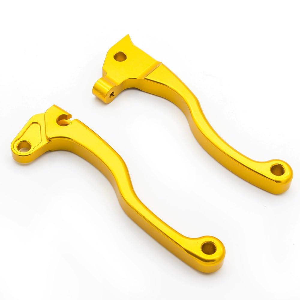 Zhannuobhd Gold Brake Clutch Lever For Tw For Wr125 200 For Dt125 For Dt200 For Dt50 For Xt600 For Ybr125 For Xtz125 For Xt For Tt 250 Cnc Brake Clutch Lever Motorcycle Parts(Gold)