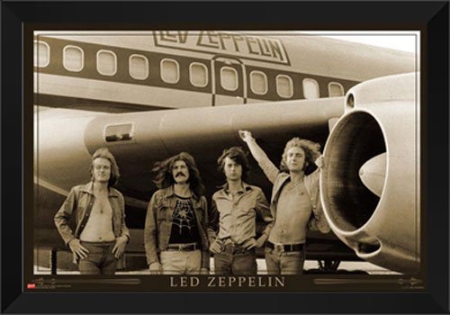 Led Zeppelin - Airplane 28x40 Framed Art Print.