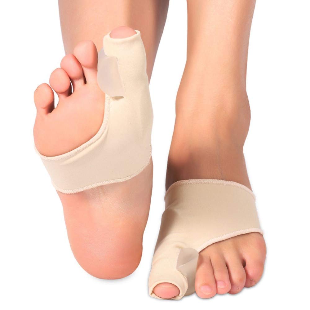 PEDIMEND Ballenzeh-Korrektor und Hallux Valgus Schiene (2 Paar – 4 Stück) | Ballenzeh-Protektoren | für richtige Ausrichtung des großen Zehs | Unisex | Fußpflege (klein)