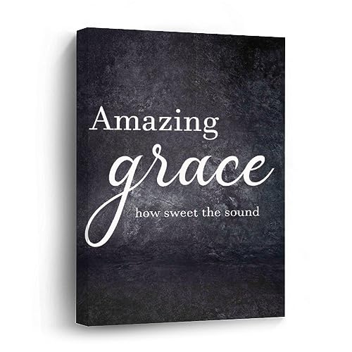 Cadeau anniversaire Amazing Grace tableau mural encadré 40x50 cm