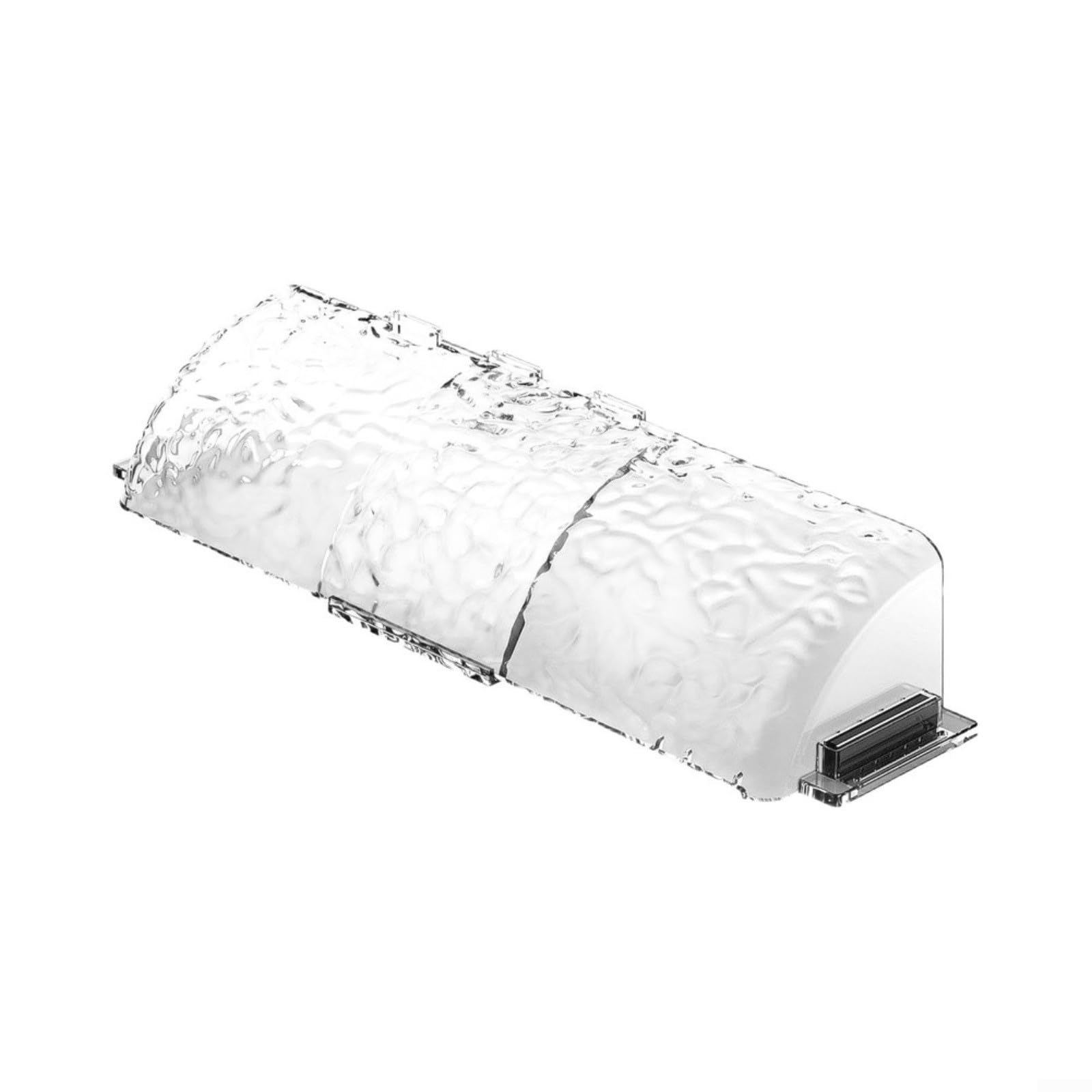 Lot de 6 déflecteurs d'air magnétiques pour chauffage résidentiel et aérations de climatisation en polycarbonate transparent ou vague - Réglable de 22,9 à 38,1 cm - Convient au sol, au mur