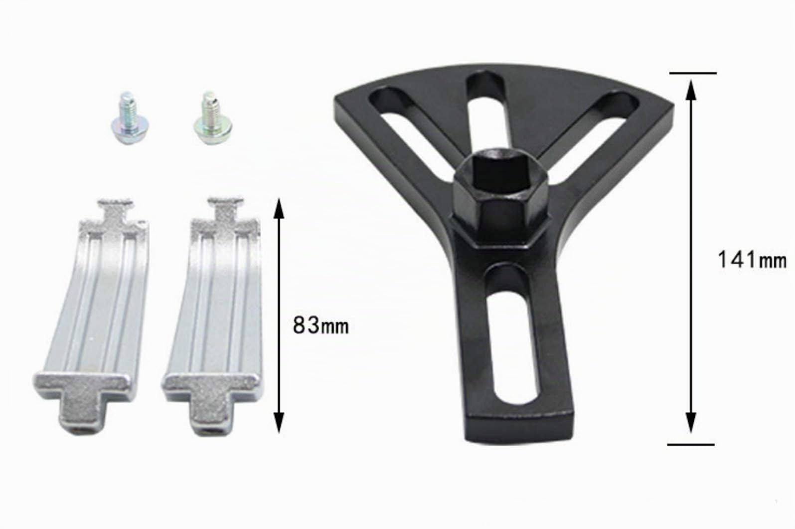 Outil de retrait de bouchon de réservoir de carburant - Clé à molette réglable de 135 à 185 mm - 3 mâchoires
