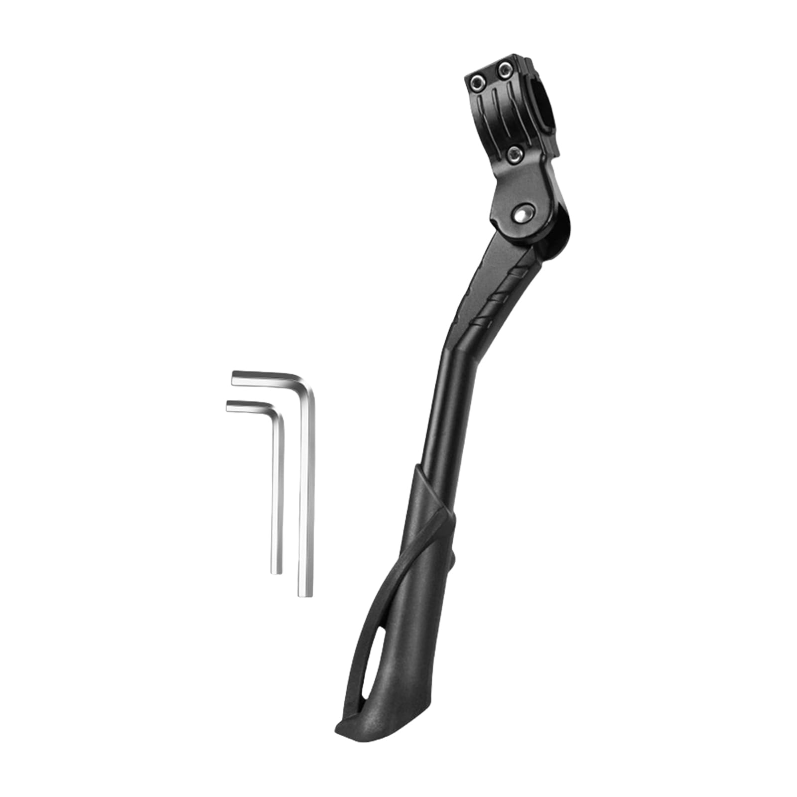 Road Bike Kickstand Stand Aluminum Alloy Side Rear Parking Rack Adjustable Cycling Kickstand Easy to Use Side Rear Parking Rack Adjustable Cycling Equipment