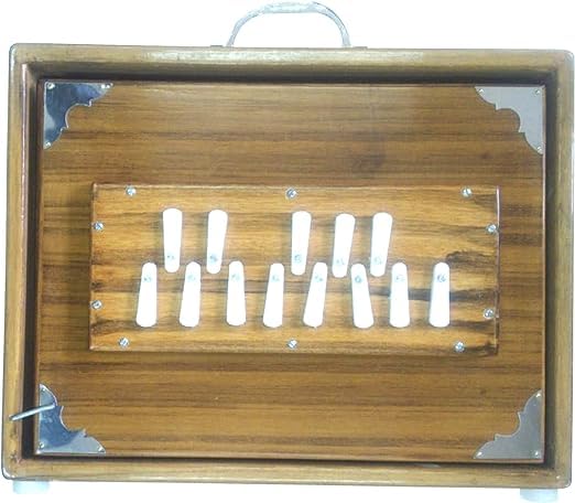 Shruti Box en bois de teck véritable 13 arrêts au son long et chaleureux