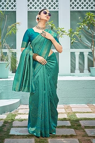 Image of Glory Sarees Women's Banarasi Silk Saree With Blouse Piece (Premium Silk107 Parent)