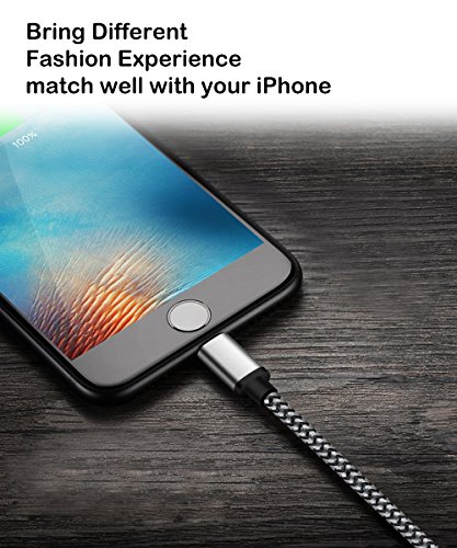 Zeuste Sliver Nylon Cable 3*1.5M Grau