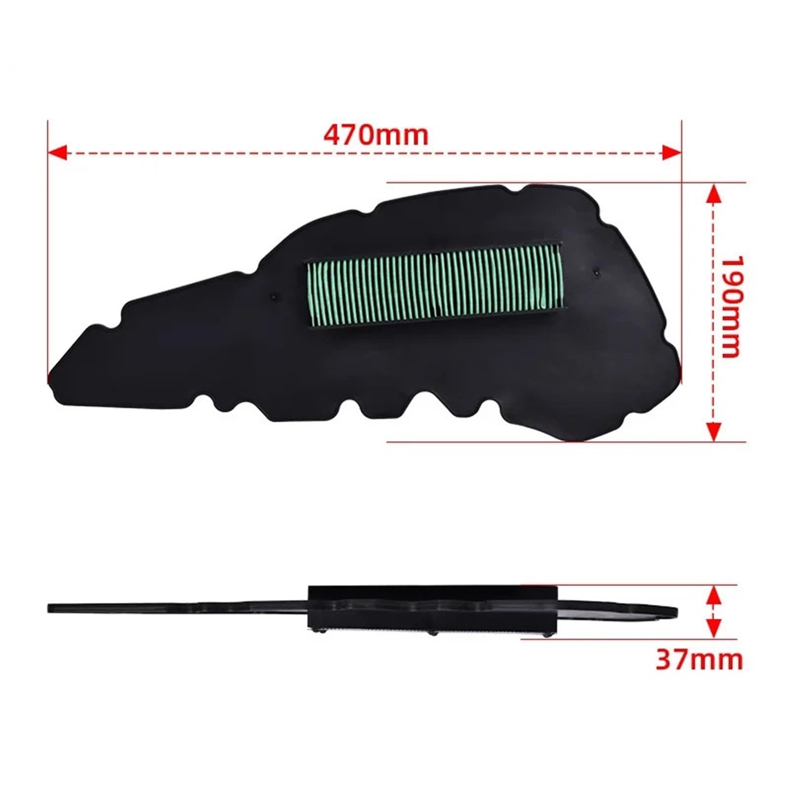 Kompatybilność z Pit Bike crossowym‌ Części motocyklowe 150cc Element filtra powietrza pasuje do Piaggio Medley 150 2020-2021 OEM 1A016566