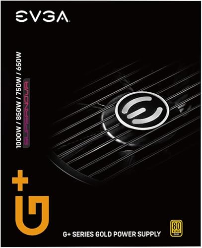 Miniatura 2 de EVGA Supernova 1000 G 80 Plus Gold 1000W totalmente modular ventilador FDB 10 años de garantía incluye autocomprobador de encendido fuente de