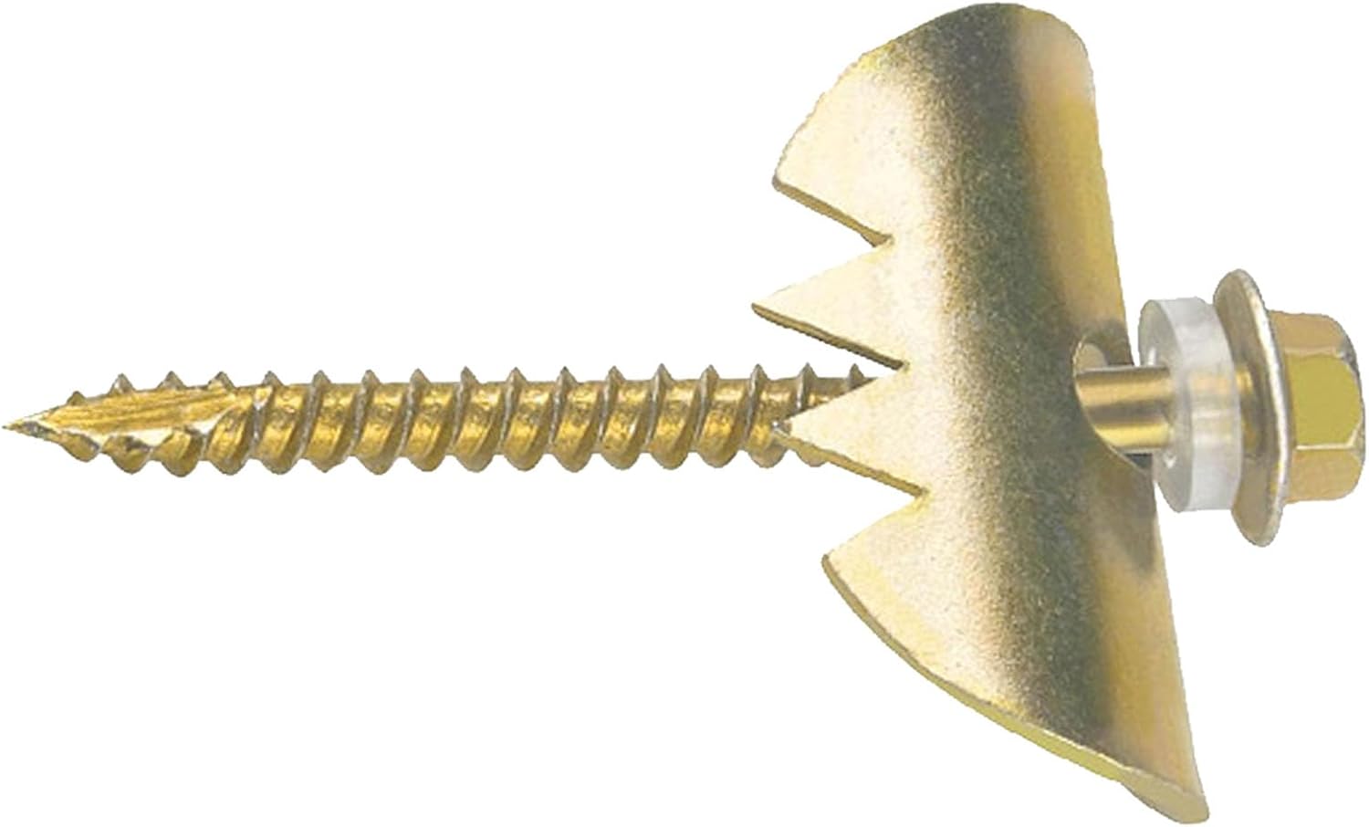 50PCS 2 Inch Fence Fastener Nails, Galvanized Stainless Steel Fence Staple with Rubber Washer, CRV Hex Socket for Wire Mesh, Fencing