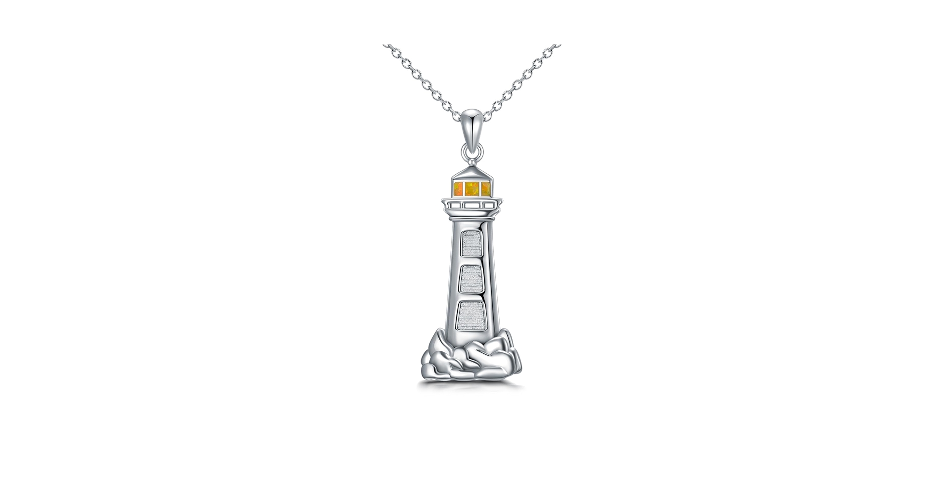 Amazon.com: JBAERD Lighthouse Necklace for Women 925